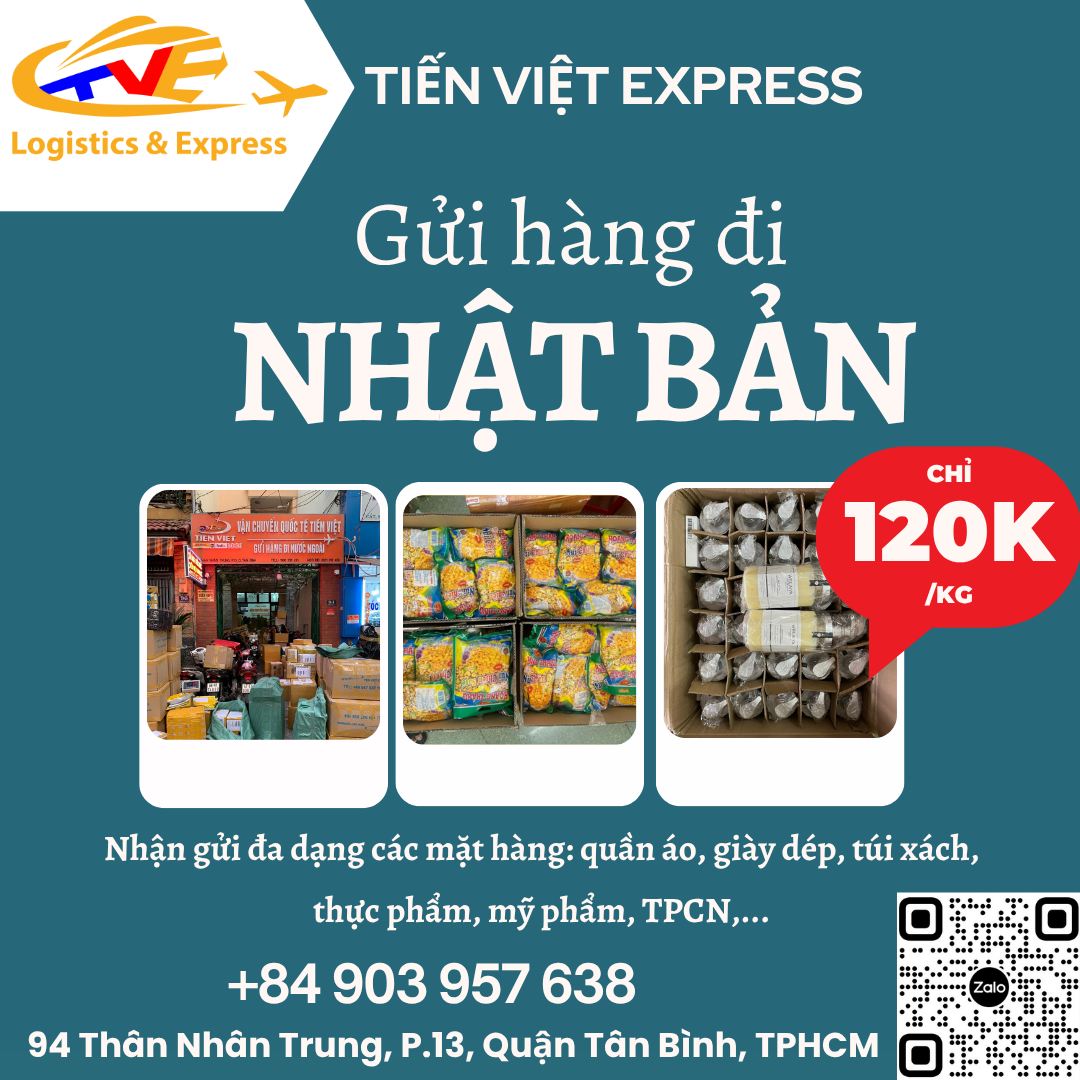Gửi hàng đi Nhật Bản  - Tiến Việt Express